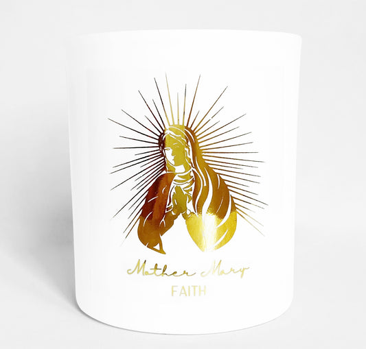 Mother Mary Goddess Ceremony Candle