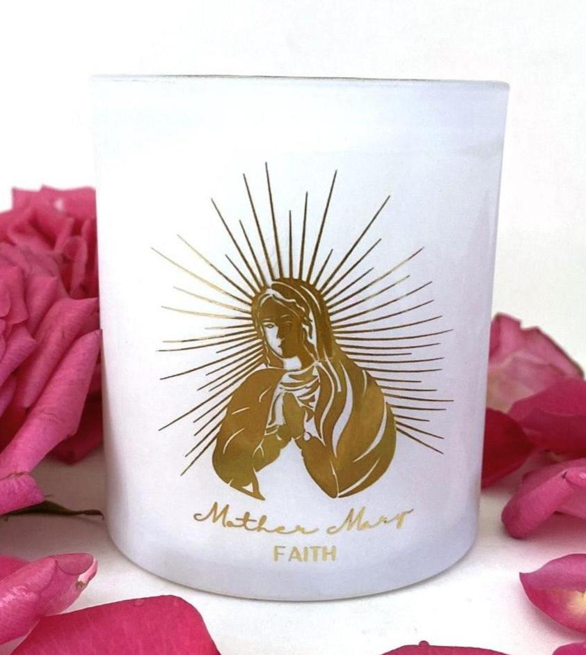 Mother Mary Goddess Ceremony Candle