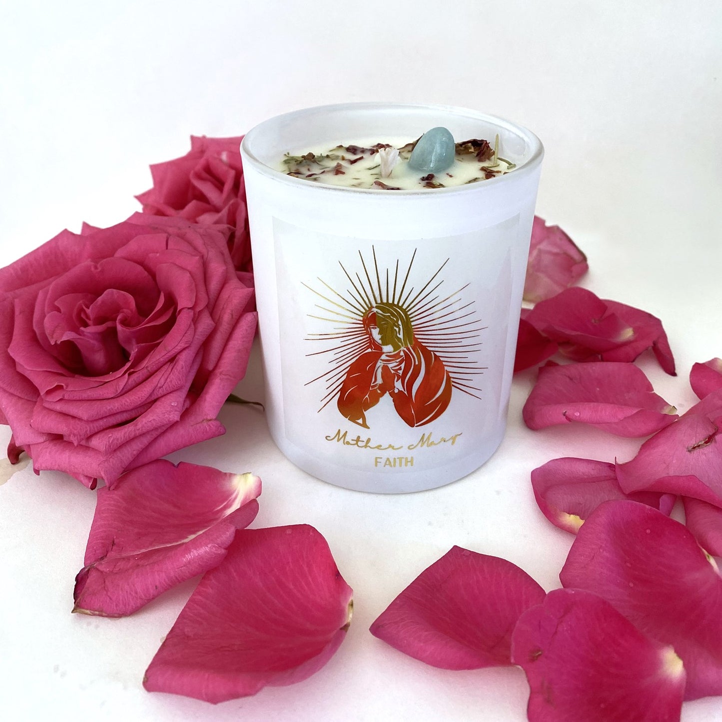 Mother Mary Goddess Ceremony Candle